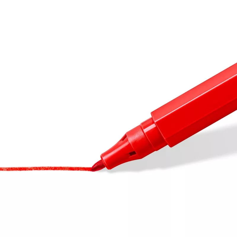 Fineliner Stifte Staedtler 326 C10 E1, ultrafeine 1 mm Spitze, sortierte Farben, 10er-Packung