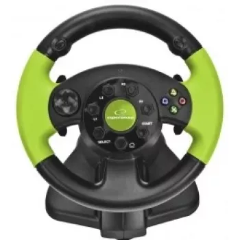 Kabelgebundener Gaming-Controller ESPERANZA EG104 für PlayStation 3 und Xbox 360, Schwarz/Grün