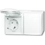 BUSCH JAEGER 2084-0-0723 - CEE 7/3 - 2P+E - Weiß - IP44 - 250 V - 16 A