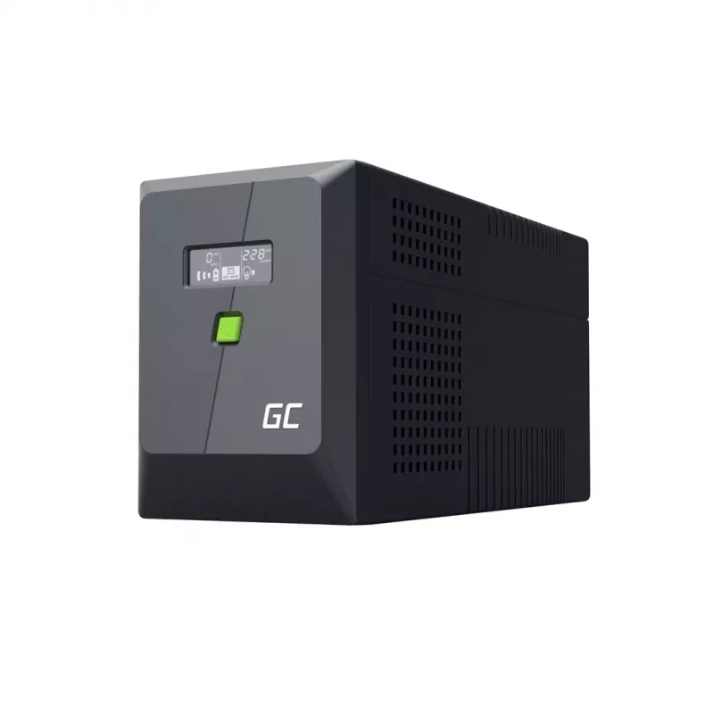 USV Line-Interactive 2 kVA 1200 W, Grün Cell, 4 Wechselstromausgänge, USB, 12 V 9 Ah VRLA (Tower)
