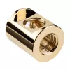 Fitting EK Water Blocks Messing Gold 28 mm Höhe 2,3 cm Durchmesser