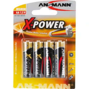 Einwegbatterie Ansmann Mignon AA LR6 x4