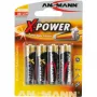 Einwegbatterie Ansmann Mignon AA LR6 x4