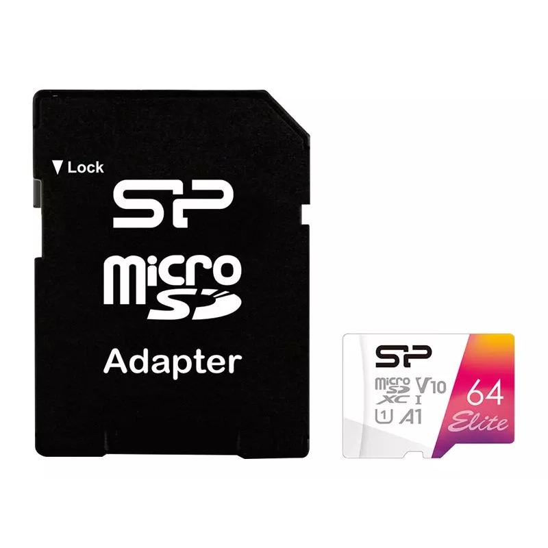 Flash Drive Silicon Power 64GB UHS‑I Class 10 V10 A1 — 100 MB/s, 64 GB
