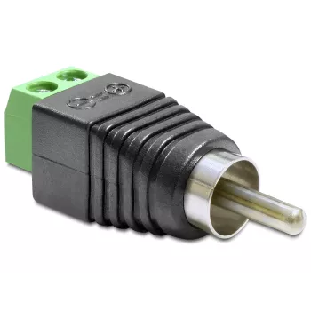 RCA-Adapter DeLOCK 65417 Schwarz Grün Silber