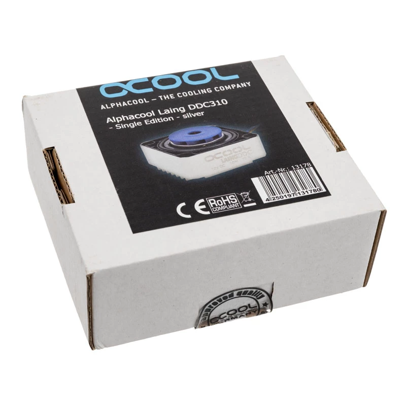 Alphacool Laing DDC310 Pumpe, Single Edition, silber