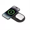 Belkin WIZ021VFBK – 2-in-1 kabellose Ladestation mit Qi2-Technologie 15 W, Schwarz