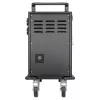 Manhattan iPad bis 13 Zoll, MacBook Air bis 13 Zoll & Chromebook bis 14 Zoll 32-Fach Lade-Wagen/Trolley über USB-C, Auch andere Tablets/Smartphones (mit Gerät-zu-USB-C-Kabel), Fächer 330x22x235 mm, Geräteladekabel nicht enthalten (empfohlen USB-C-Kabel 35