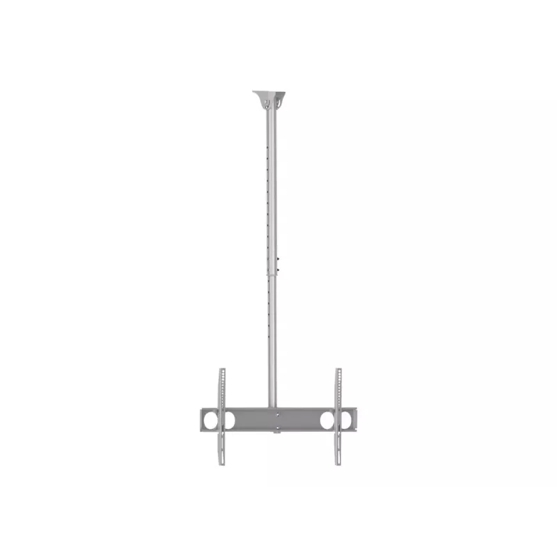 Sunne PL-C62 - Montageset (Deckenhalterung) - für Flachbildschirm - Stahl - Silber - Bildschirmgröße: 94-160 cm (37-63 inch)
