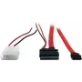 Inter-Tech - SATA-Adapter - Slimline SATA auf interne Stromversorgung, 4-Pin, SATA - 15 cm - Rot (88885323)