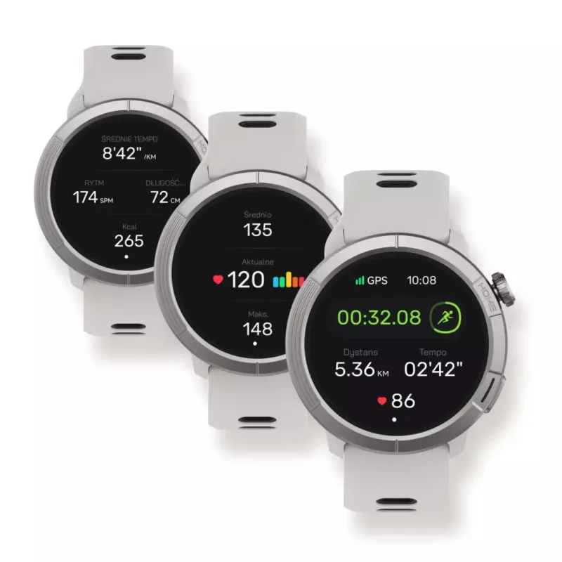 Stelio Smartwatch Activ Pro GPS Modell STSWA102TN, 46 mm Titangehäuse