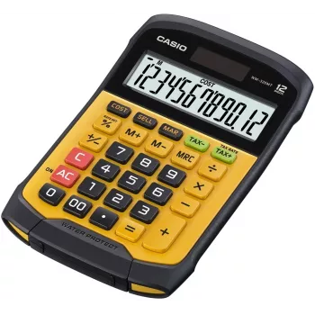 CASIO CALCULATOR OFFICE WATERPROOF WM-320MT-S, 12-stellige Anzeige. Abnehmbare Tastatur, 108,5 x 168,5, Wasser- und Schmutzbeständigkeitsgrad: IP54