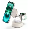 Kabelloses USB-Ladegerät Belkin Qi2 WIZ040KQSD — 25 W, USB-Stromversorgung, 1,5 m Kabel, weiß, für Smartphone Smartwatch Kopfhörer Fitness-Tracker