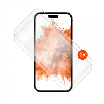 Displayschutzglas gehärtet FIXED für Apple iPhone 17 Pro — 2 Stück, 2,5D abgerundete Kante