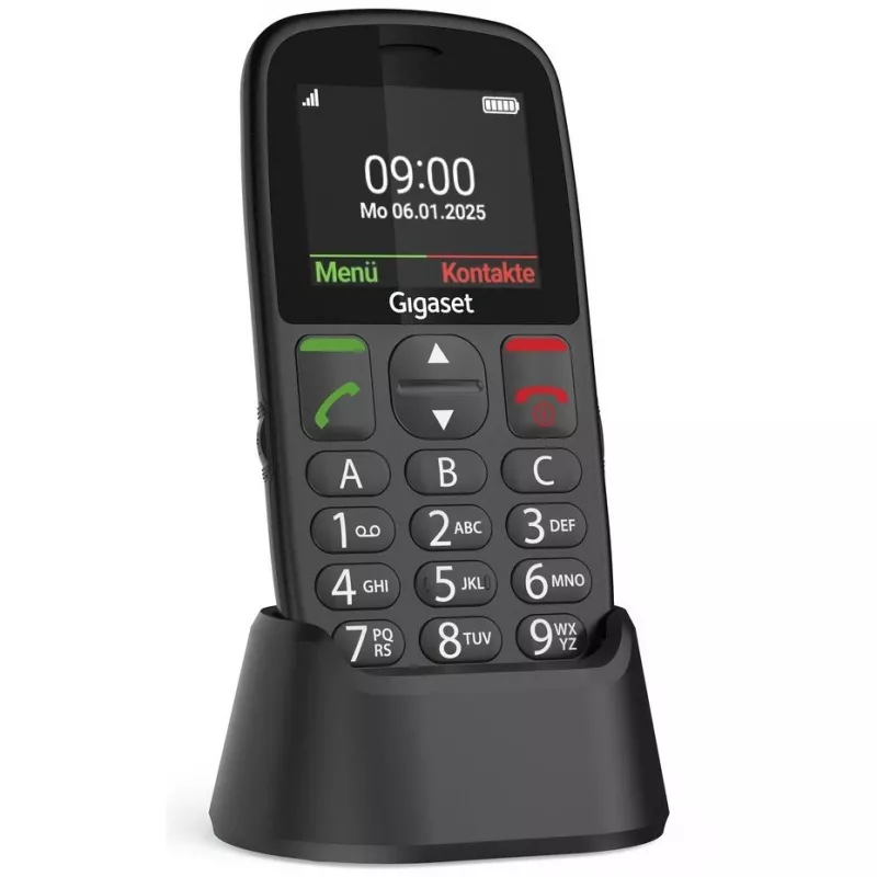 Siemens GL395 Schwarzes Mobiltelefon 5,6 cm / 2,20 Zoll - 0,30 Mpx Kamera (S30853-H1230-R101)