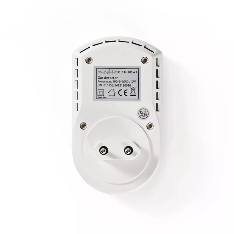 Nedis DTCTG10CWT Gasdetektor LPG, Erdgas