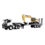Amewi 2-in-1 Tieflader- und Bagger-Set G836E/G041E 1:24 RTR