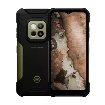 HAMMER Construction 2 Thermal 5G Military Edition 16,7 cm (6,58 inch) Dual SIM Android 14 USB Typ-C 8 GB 256 GB 6500 mAh Schwarz, Grün