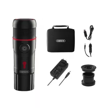 Tragbare Kaffeemaschine 3-in-1 mit Tasche HiBREW H4-premium 80W