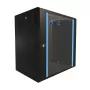 Wandmontageschrank Extralink Extralink Rackmount cabinet 12U 600x450 Schwarz