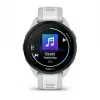 Smartwatch GARMIN Forerunner 165 Music — GPS, 1.2 Zoll AMOLED, 43 mm Gehäuse, 11 Tage Akku, 5 ATM, 4 GB, Grau