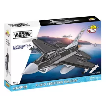 Baukasten Cobi F-16D Fighting Falcon, 436 Teile, Maßstab nicht angegeben