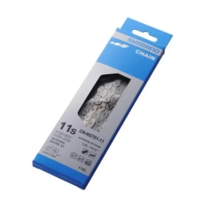 Fahrradkette Shimano CN-HG701-11 Schwarz 257g