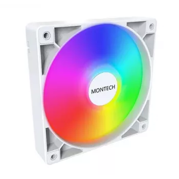 Montech GF120 V2 ARGB Computergehäuse Lüftermodul 12 cm Weiß 3 Stück
