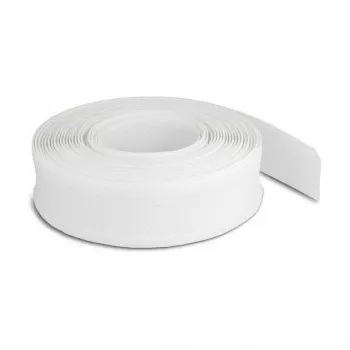 Geflechtschlauch DeLOCK 20819 10 m x 19 mm weiß