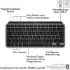 Tastatur Logitech MX Keys Mini für Mac QWERTZ Deutsch Schwarz Grau