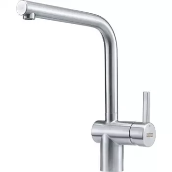 Armatur Atlas Neo Schwenkauslauf seitlich HP Edelstahl-Version