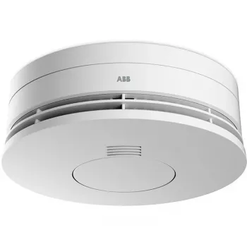 Rauchmelder Busch-Jaeger 2CKA006800A2718 photoelektrisches Reflexionsprinzip vernetzbar kabelgebunden, Ø12 cm, H47,5 mm