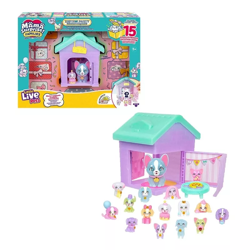 Figurenset Little Live Pets - Families Moms House Party