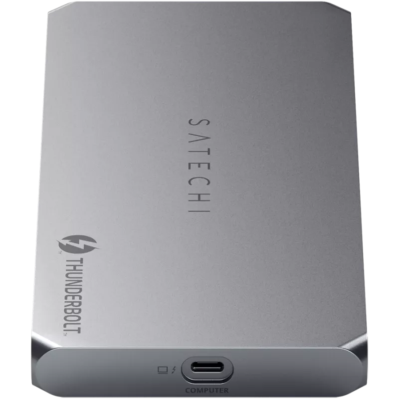 Satechi Thunderbolt 4 Dock ST-DT4MDM-EU — Thunderbolt 4 Dockingstation, 2× HDMI 2.0, 2× USB-A 3.2