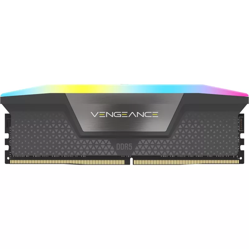 DIMM 64 GB DDR5-6000 (4x 16 GB) Quad-Kit, Arbeitsspeicher schwarz, CMH64GX5M4B6000C36, Vengeance RGB, INTEL XMP