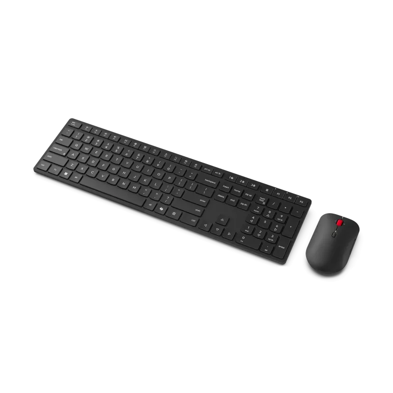 Lenovo | Multi-Mode Pro 6000 | Tastatur-Maus-Set | Kabellos | Maus inklusive | Estnisch | Bluetooth | Eclipse Schwarz