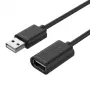 UNITEK Y-C450GBK USB-Kabel 2 m USB 2.0 USB-A Schwarz