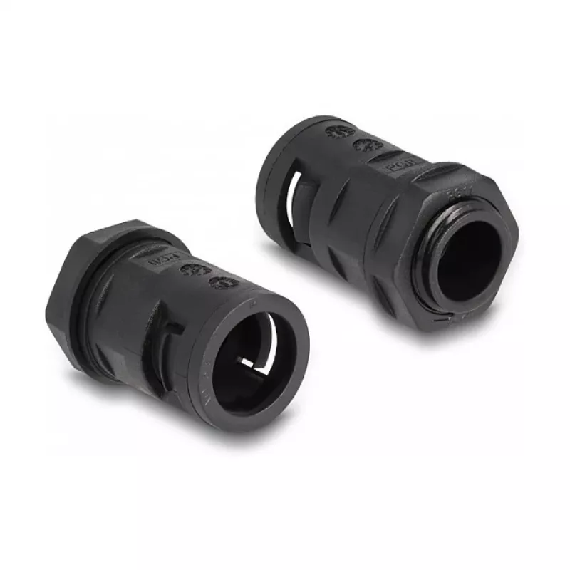 Kabelhülle DeLOCK 60463 Schwarz Kunststoff 15,8 mm x 2 m