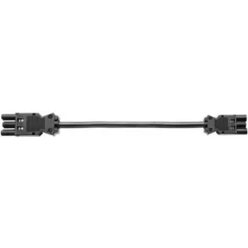 Netzkabel Bachmann 375.128 Schwarz 3 m