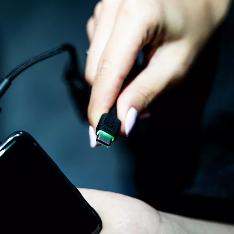 Green Cell KABGCSET03 USB-Kabel 2 m USB A USB C Schwarz