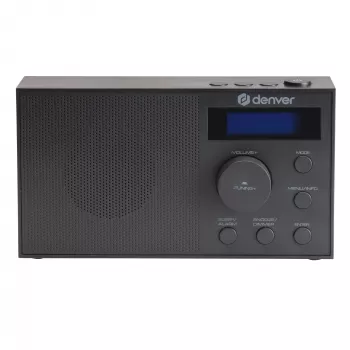 Radio DENVER DAB-51B — kompaktes DAB+/FM/AM-Digitalradio, schwarz