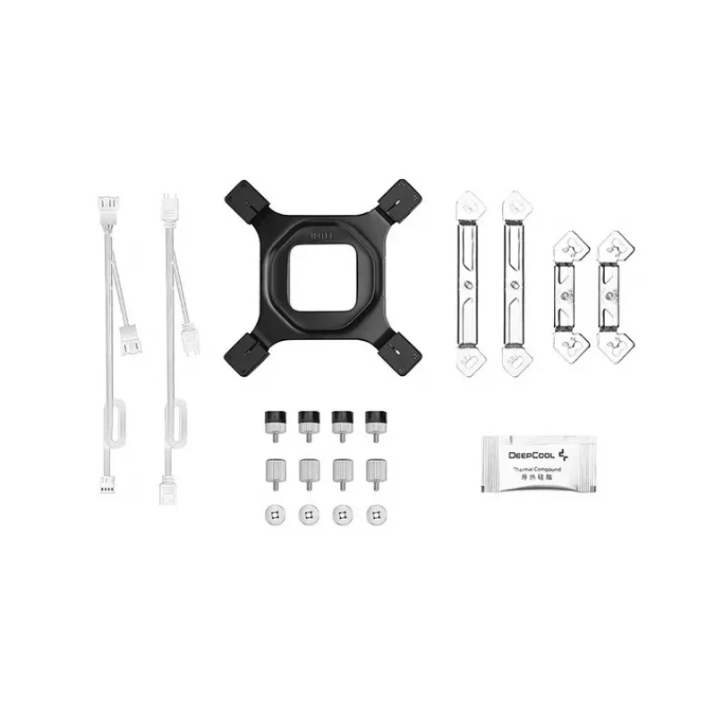 DeepCool AG620 WH ARGB V2 Chipsatz, Mainboard Luftkühler 12 cm Weiß 1 Stk.