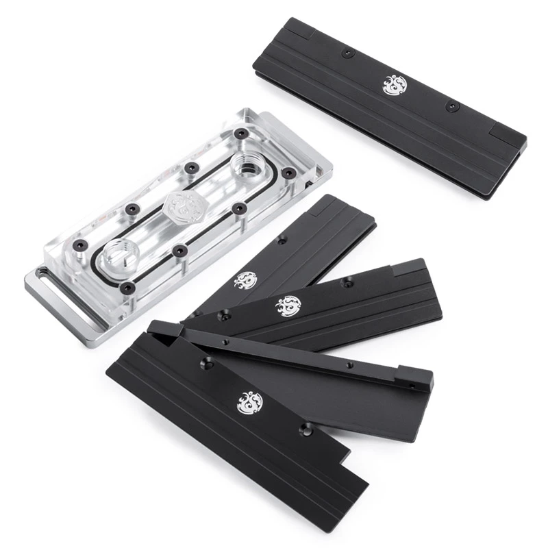 RAM-Kühler-Set BitsPower BP-RAMS44PS-DRGB transparent ARGB, 8 Stück