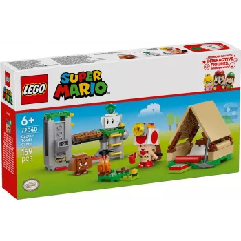 Konstruktionsspielzeug LEGO Captain Toads Camp Set 72040 mit interaktiven Super Mario-Funktionen