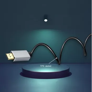DisplayPort-auf-HDMI-Kabel Helos 288453, 1,0 m, digitales Video