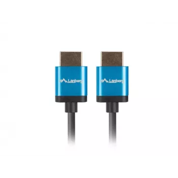 HDMI-Kabel LANBERG CA-HDMI-22CU-0018-BK 1,8 m — HDMI Typ A auf A, HDMI 2.0, 18 Gbit/s, ARC, vergoldet