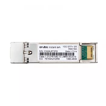 HPE Networking Instant on 10G SFP+ LC SR Transceiver for Connections up to 300 Meters (R9D18A)