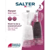 Salz- und Pfeffermühlenset Salter BW12949EU7, transparente Körper, manuelles Mahlen