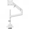 Monitorhalterung DIGITUS Single, Klemme, max. 57 Zoll, Tragfähigkeit 27 kg, VESA 75x75–100x100, weiß
