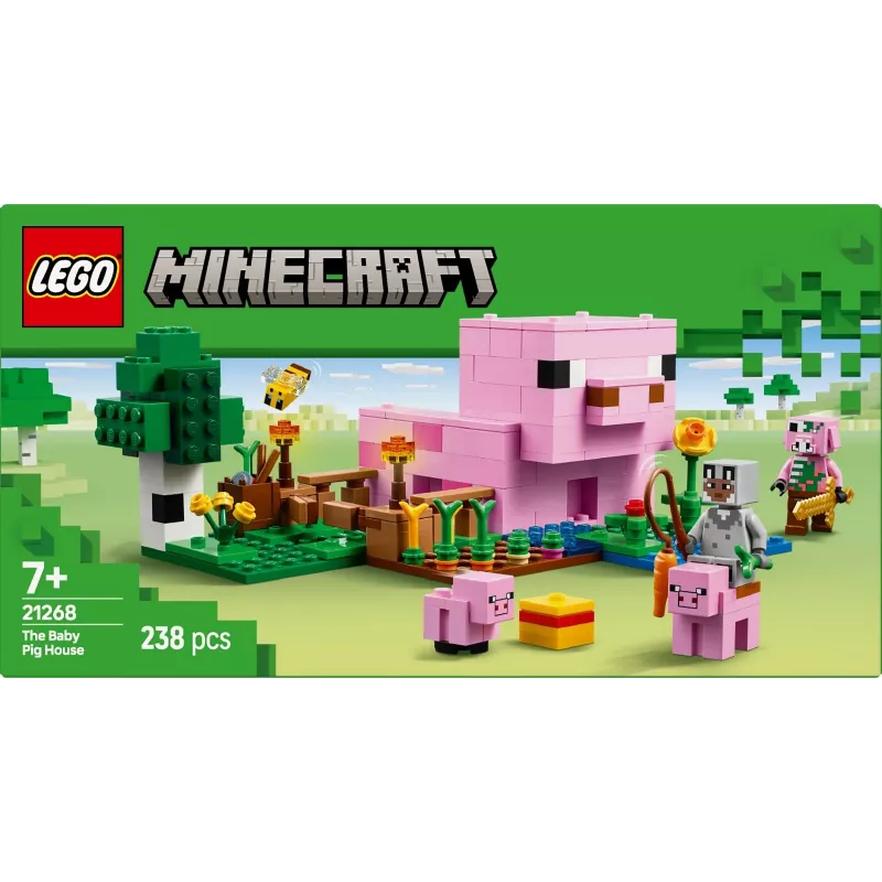 LEGO MINECRAFT 21268 Das Baby-Schwein-Haus